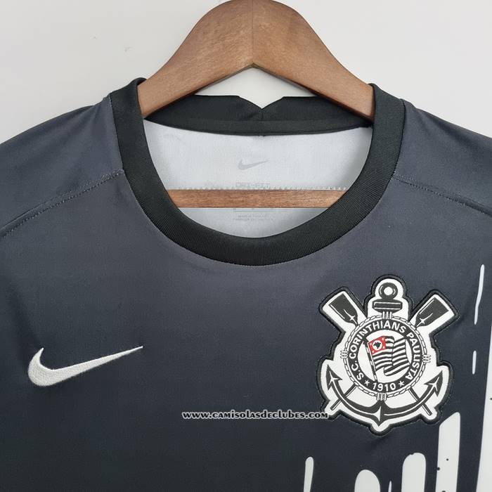 Camisola
 de Treinamento
 Corinthians 2022 Preto
 y Branco
